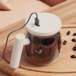 Self Stirring Borosilicate Glass Cup - Image 3