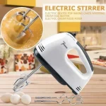 Electric Hand Mixer with Beaters & Dough Hooks - Image 2