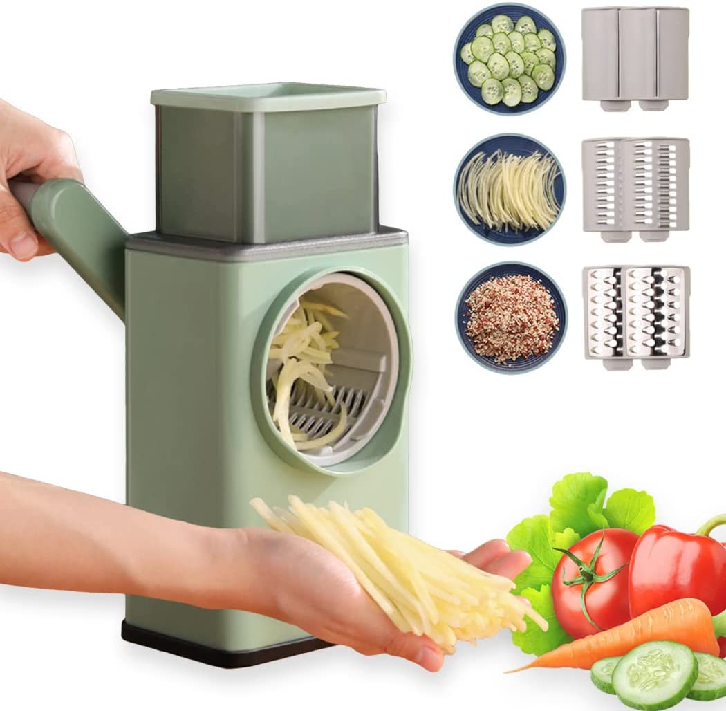 e7ff863f7baac9ef5829a48e3568ddc7 Hand Rock Drum Multi-Function Vegetable Cutter - Image 1