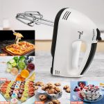 Electric Hand Mixer with Beaters & Dough Hooks - Image 3