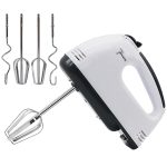 Electric Hand Mixer with Beaters & Dough Hooks