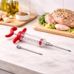 Syringe Marinade Injector – Meat Flavor Infuser with Stainless Steel Needle
