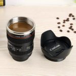 Camera Lens Mug with Lens Hood